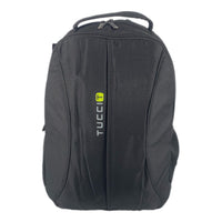Tucci Italy - Sac à dos Dynamo - Moyen - Noir-Pochette rembourrée pour ordinateur portable – Convient aux portables jusqu’à 16"