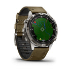 Garmin - Montre polyvalente moderne d'exterieur MARQ Adventurer (Gen 2)-Les cartes TopoActive prechargees avec le guide cartographique NextFork rendent les cartes plus visibles, aidant à naviguer sur les sentiers et à voir au-delà du prochain virage.