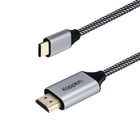 Kopplen - Câble USB-C vers HDMI 4K/60 Hz (1,8 m/6 pi)-Robuste et fiable : Conçu pour résister à l’usure quotidienne, ce câble offre une durabilité à long terme et une transmission de signal stable, sans interruption, pour un visionnement ininterrompu