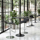 Zuo - Equino Tabouret de bar - Noir-Assemblage requis