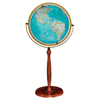 Replogle - National Gegraphic Globe terrestre illuminé bleu océanChamberlin 16 po - Anglais-Éclairé avec des lumières LED longue durée