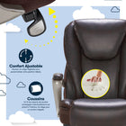 Serta® - Fauteuil de luxe SmartLayers™ Hensley Big & Tall, brun-9