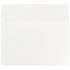 JAM Paper Enveloppes format livret à rabat droit gommé, 7 x 10 po, blanches, 200 par paquet-Taille : 7 x 10 po