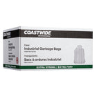 Coastwide Professional - Sacs à ordures - très résistants - 42 po l x 48 po L - transparents - Paquet de 100-Très résistants aux perforations et aux déchirures