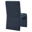 Modway - Emory Tissu tapis Fauteuil d’appoint de salle à manger - Bleu ardoise-7