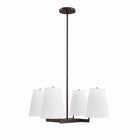 Modway - Mercer 4-Lumière Lumière suspendue - Bronze blanc-Nécessite 4 ampoules E26 de 60 W