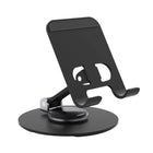 Uncaged Ergonomics - Support pivotant et réglable pour ordinateur portable et téléphone RISE - Noir-Les deux supports ont des hauteurs facilement réglables.