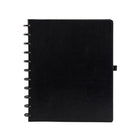 Cambridge – Cahier Grand à Disques de Bureau – 11,2 po H x 9,3 po L – 60 Feuilles – Noir-Comprend 60 feuilles lignées étroites repositionnables qui peuvent être retirées et déplacées d'une section à une autre