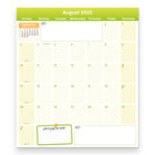 Blueline - 2025-2026 Calendrier Magnétique Fridgeplanner - 14 po x 13-1/2 po - Anglais-Un mois par feuille avec un bloc ligné par jour