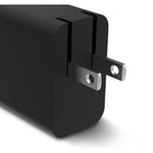 mophie - 45W GaN USB-C PD Dual Adaptateur Secteur - Noir-Permet un encombrement minimal lors de vos déplacements
