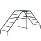PawHut - Perchoirs pour poulailler avec balançoire, accessoires de parcours, jouet-Ce perchoir à poules unique se transforme en deux formes pour s'adapter à votre jardin 