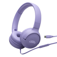 JBL - Tune 520C USB-C Casque filaire Hi-Res - Mauve-Son haute résolution (Hi-Res audio)