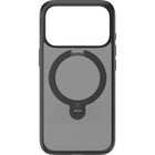 Torras - Coque Ostand Q3 Spin pour iPhone 17 Pro - Noir-Protection contre les chutes de 10 pi, prête pour l’aventure. Deux fois plus résistant que les exigences de chute de la norme MIL-STD-810H. Protection au-delà des normes militaires. Technologie d’amortissement des chocs ShockMATMC brevetée. Bordure surélevée autour de l’appareil photo et rebord d’écran.