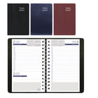Blueline - 2027 Agenda quotidien DuraGlobe avec reliure à double spirale et couverture souple – 8 po x 5 po – couleurs assorties – bilingue-12 mois: janvier 2027 à décembre 2027