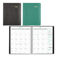 Brownline - 2027 agenda mensuel EcoLogix 14 mois avec reliure à double spirale – 11 po x 8 1/2 po – couleurs assorties-Agenda de 14 mois, de décembre 2026
à janvier 2028