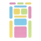The Pencil Grip - TPG88206 Bandes Zen - Zen n'importe où - Pastel cahoteux - 13 par ensemble - 6 ensembles-Sécurité : Fabriqué avec des matériaux non toxiques et adaptés aux enfants.