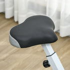 Soozier - Vélo D’Exercice Pliable Avec Résistance À 8 Niveaux Et Roues - Rouge-Écran LCD affichant les données sportives en temps réel et le suivi du rythme cardiaque  