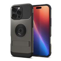 Spigen - Slim Armor MagFit pour iPhone 16 Pro Max - Bronze a Canon-Le MagFit est un écosystème magnétique qui couvre tous les aspects de MagSafe
