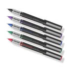 TRU RED – Stylos à bille roulante – pointe fine – assorti – paquet de 5-La pointe fine de 0,5 mm étend l’encre à la perfection