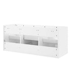 Modway - Render 48" Meuble de toilette de salle de bain compatible double lavabo (non inclus) - Blanc-7