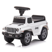 Freddo - Jeep Rubicon Pied au Sol Porteur pour Tout-Petits Blanc-Design Jeep robuste : Un modèle grandeur nature conçu pour ressembler à l’emblématique Jeep Rubicon, offrant une expérience de jeu réaliste aux enfants de 1 à 3 ans