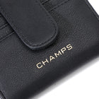 Champs - Porte-cartes à rabat Iconic - Noir-Compartiment à billets
