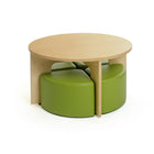 Mitybilt - Ensemble de table Mini Huddl avec poufs-Structure en contreplaqué de 0.75 po