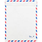 JAM Paper Enveloppes Tyvek, 10 x 13 po, extrémité ouverte, poste aérienne blanc, 250/paquet-Poste aérienne