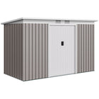 Abri de jardin Outsunny 9' x 4'-Conception spacieuse pour ranger les outils d’extérieur, l’équipement et le matériel de jardinage

