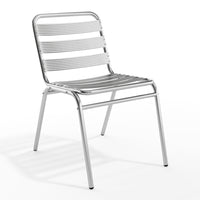 Chaise sans accou, aluminium, commerciale, int/ext-1