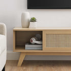 Modway - Soma 47 po Meuble TV, Chêne-MDF et panneau de particules