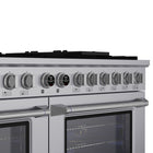Kucht - 60 po Série KXP Cuisinière double énergie Propane - Acier inoxydable-Les brûleurs scellés facilitent le nettoyage de la surface de cuisson