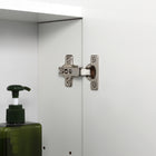 Kleankin - Armoire à pharmacie murale avec miroir - 28 po l x 24 po P - blanc-Couleur : Blanc 