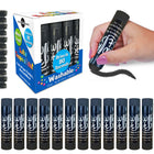 Kwik Stix - TPG60010-2 Bâtons de peinture à la tempera solide - paquet de couleur unique - noir - 12 par paquet - 2 paquets-La formule rapide à séchage en 90 secondes que vous adorez.