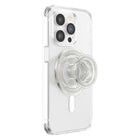 PopSockets - PopGrip pour MagSafe Rond avec Anneau Adaptateur - Paillettes-Retirez la poignée pour le chargement sans fil
