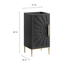 Modway - Awaken 18" Armoire à coiffeuse de salle de bain - Noir-8