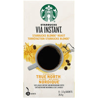 Starbucks - VIA Instant True North - Paquet de 8-Café Instantané à Micromouture