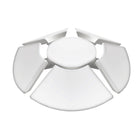 Bell + Howell - Plafonnier Burst à six panneaux 144 ampoules LED - 3000 lumens-L’ampoule hexagonale comprend une rallonge de douille pour donner plus de longueur, ce qui est utile pour les panneaux lumineux mobiles