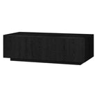 Hudson&Canal - Table basse rectangulaire Paxton 48" de largeur, , grain noir-Le plateau de table a une capacité de poids de 75 lb