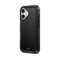 TUFF8 - iPhone 16 Plus -  Impact Dual-layer Rugged Case-Protection double couche : Composé d'un étui intérieur souple et malléable et d'une couverture rigide pour créer une défense robuste contre les chutes et les chocs accidentels.