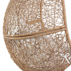 Modway - Encase Terrasse extérieure Rotin Chaise à balançoire - Blanc cappuccino-8