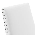 Modway - Parcel Restauration Tissu rembourré Fauteuil d’appoint - Blanc-8