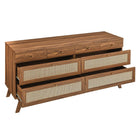 Modway - Soma 8 tiroirs Commode, Noyer-Assemblée requise