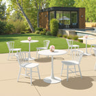 Zuo - Shio Chaise de salle à manger - Blanc-Supporte jusqu'à 350 lb