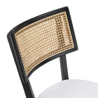 Modway - Caledonia Tabourets de comptoir - Noir Blanc - Ensemble de 2-9