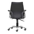 Zuo - Enterprise Low Back Chaise de bureau - Noir-6
