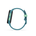 Garmin - Montre connectée Bounce 2 pour enfants - 43 mm - Turquoise-AFFICHAGE ÉCLATANT ET COLORÉ - Même par des journées ensoleillées, les enfants pourront voir tout sur l'affichage couleur. Autonomie de batterie allant jusqu'à 2 jours.