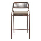 Zuo - Rio Tabouret de bar - Brun - Ensemble de 2-Coussin amovible