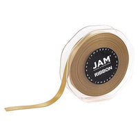 JAM Paper - Ruban de satin double face - 3/8" de largeur x 25 m - Or-Couleur: Or