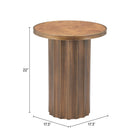 Zuo - Afinato Table d’appoint - Brun-6